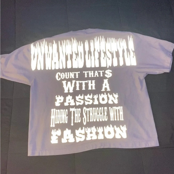 Unwanted Lifestyle Reflective Tee - Picture 3 of 6